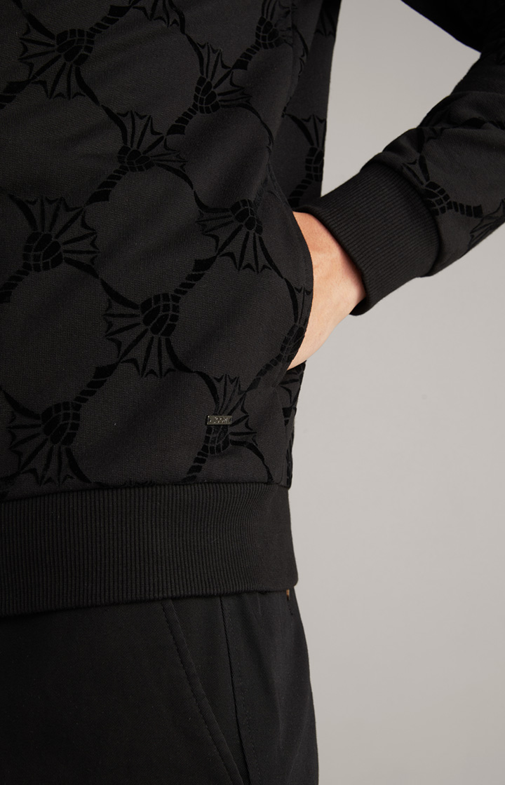Cornflower-Sweatjacke Tamilo in Schwarz