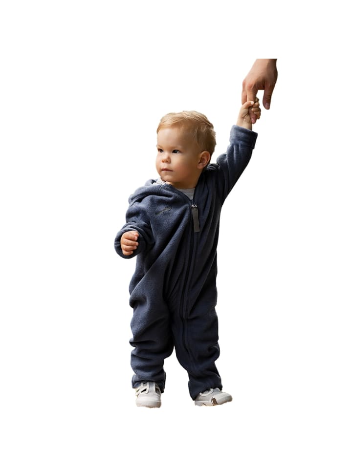 Hoppediz Overall Fleece-Overall mit Umschlagbündchen in ocean günstig kaufen