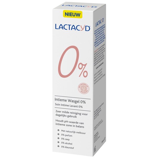 Lactacyd 0% Intímny umývací gél 250ml - Intímna starostlivosť