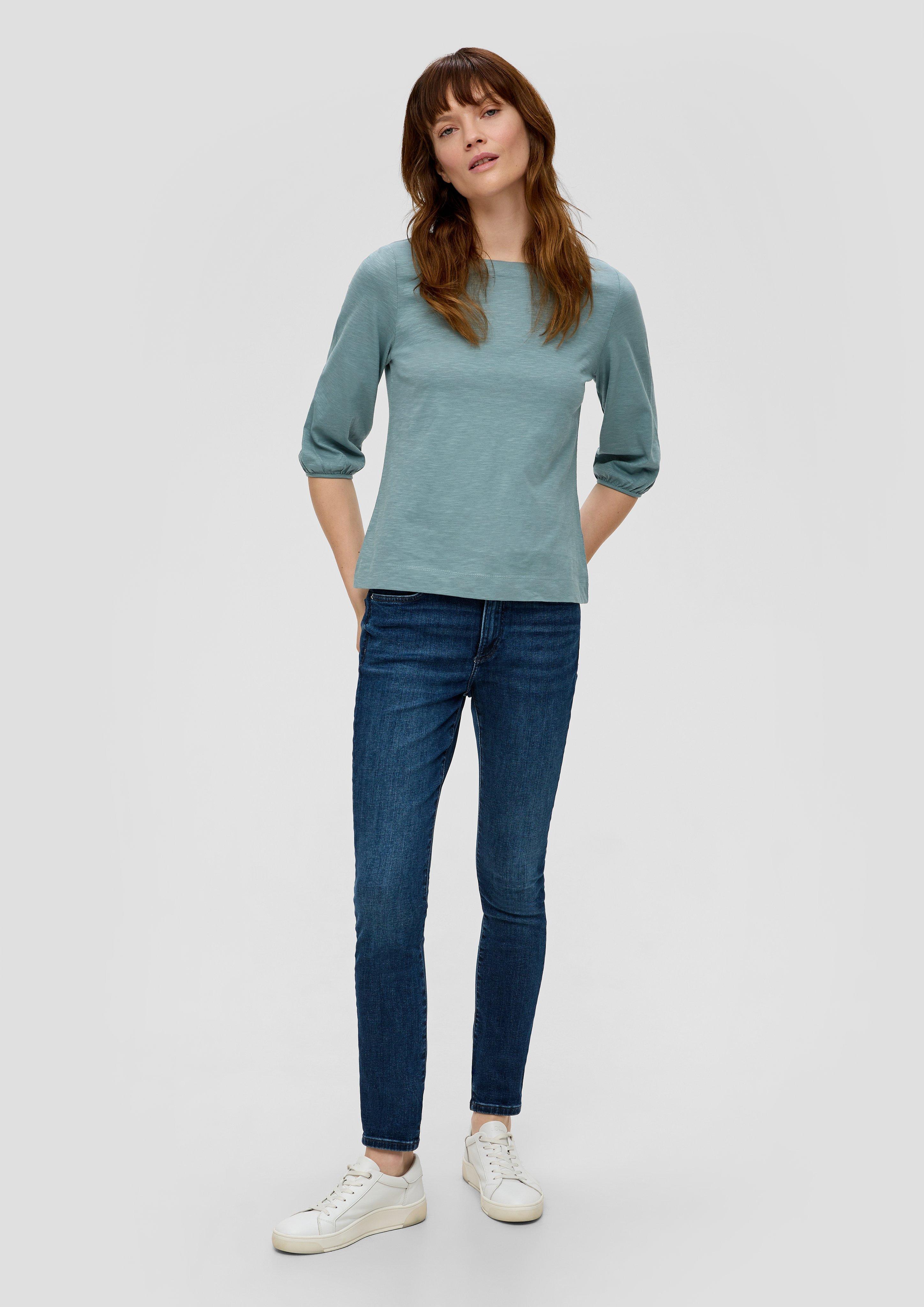 Baumwollshirt mit Puffärmeln  2145857-6352