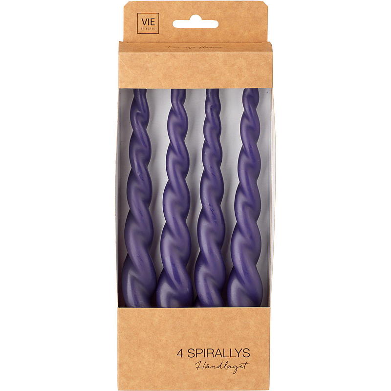 Vie Selected Spirallys 4-pk 24 cm lilla