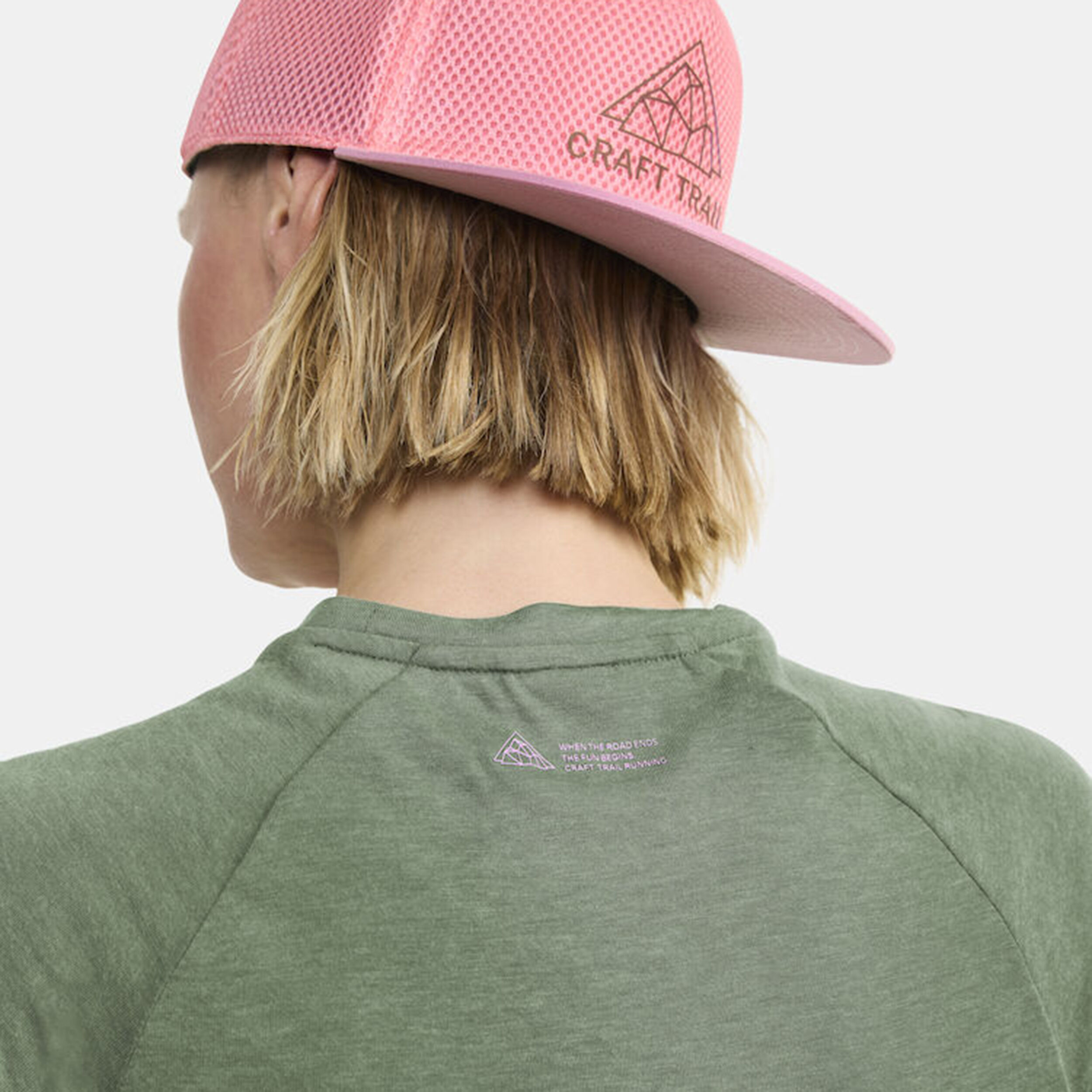Pro Trail Woolsleeve Laufshirt Damen - Grün