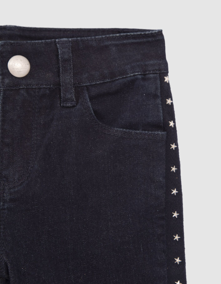 Jean SKINNY brut avec clous-étoiles Waterless fille
