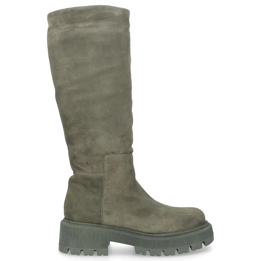 EN AVANT - Stiefel C010 Veloursleder - grün