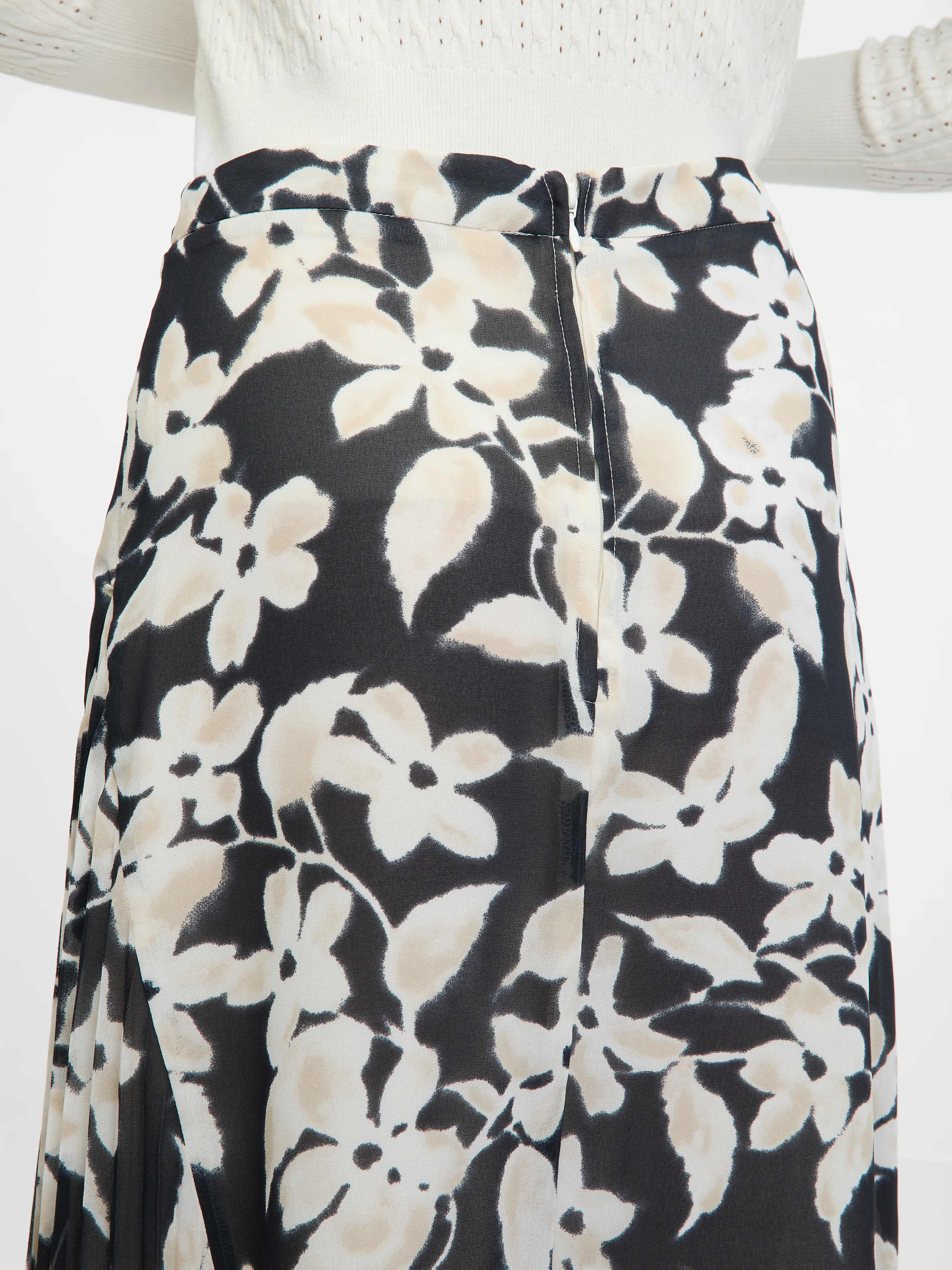 Schwarzer Damen-Midirock ORSAY