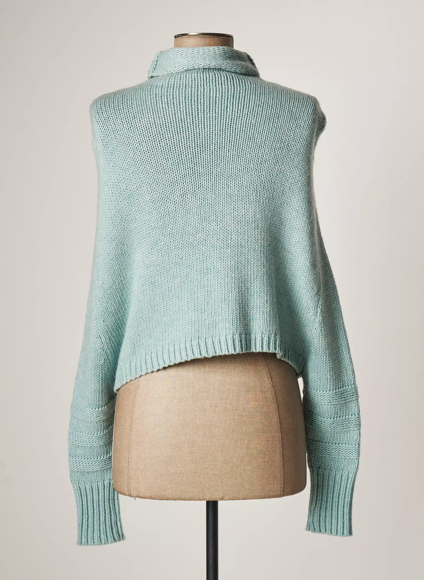 Lauren Vidal Ponchos Femme couleur vert