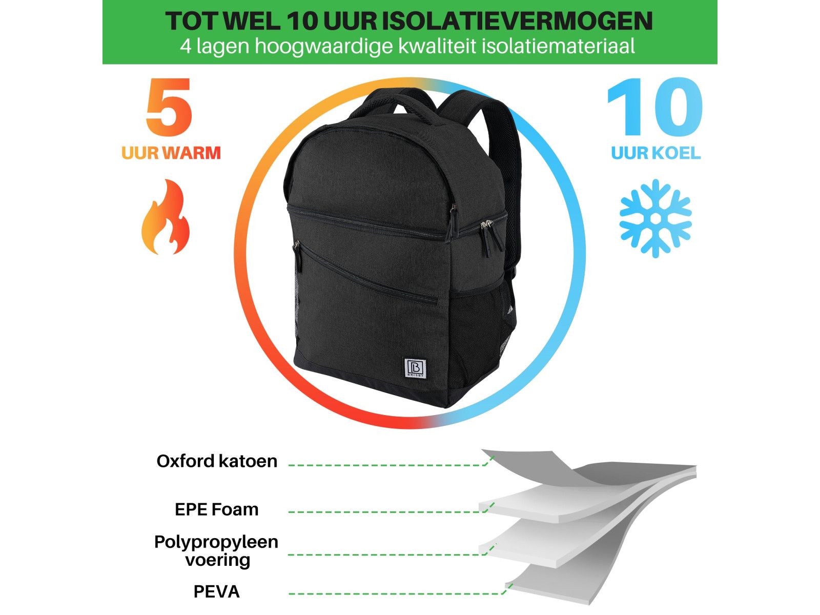 Brisby 25 Liter Kühltasche Rucksack