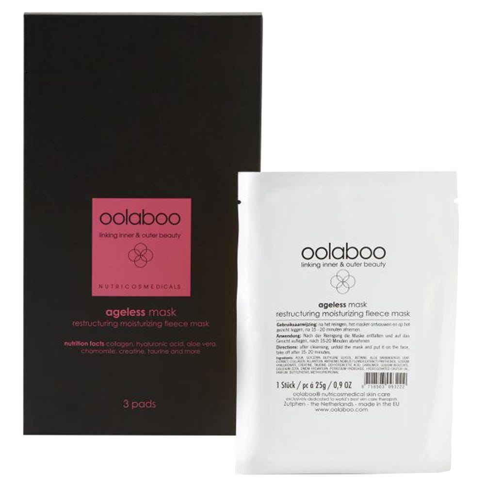 oolaboo ENWRAP FACE hydrating fleece mask 3 Stück