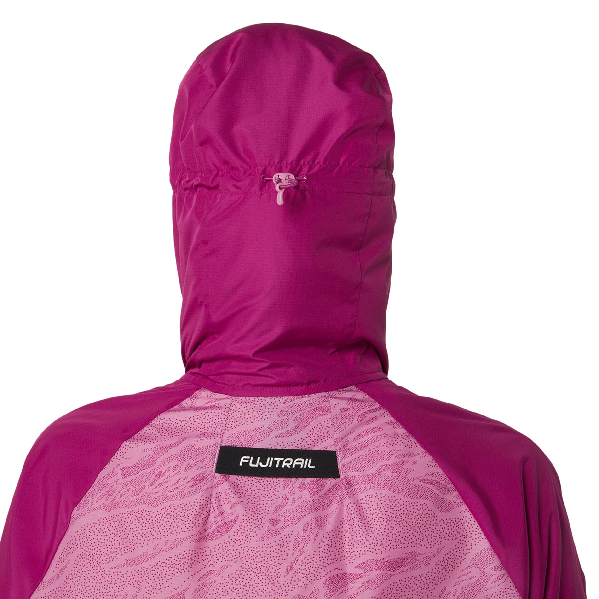 Fujitrail Packable Windbreaker Laufjacke Damen - Berry, Rosa