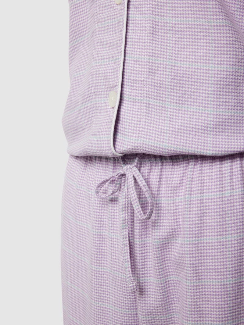 Pyjama mit Streifenmuster in weiß