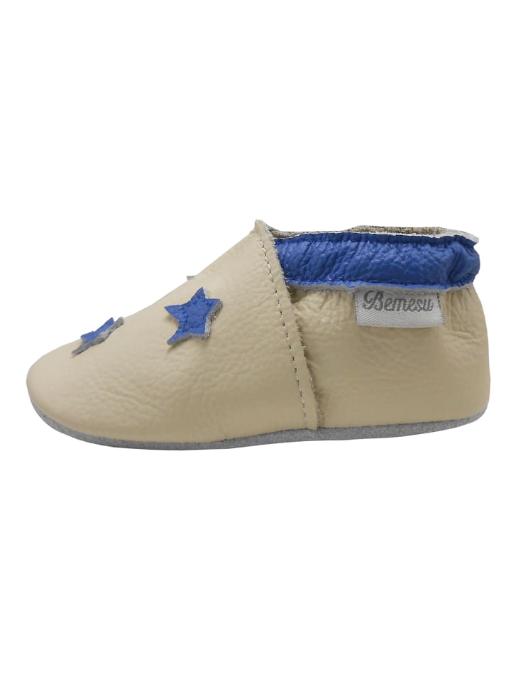Yalion Leder-Krabbelschuhe 