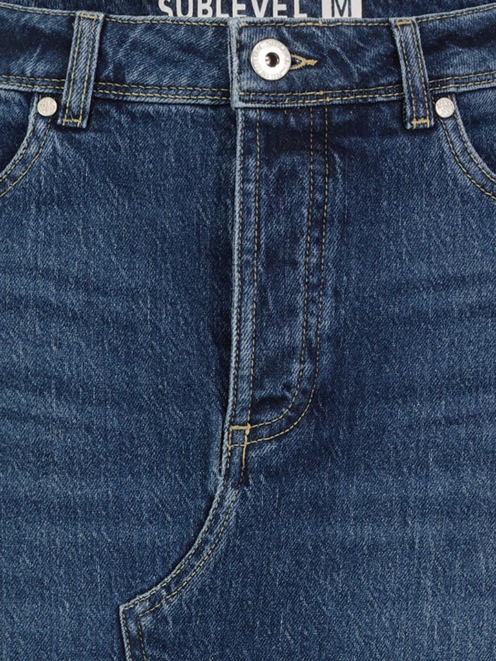 Sublevel Jeansrock in Dunkelblau günstig kaufen