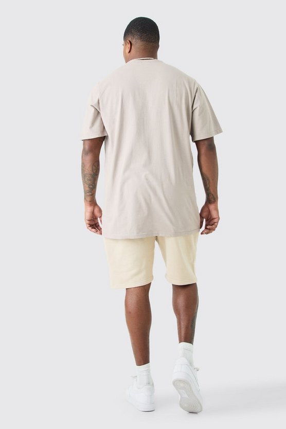 Plus lockere Team Official Shorts in Sand