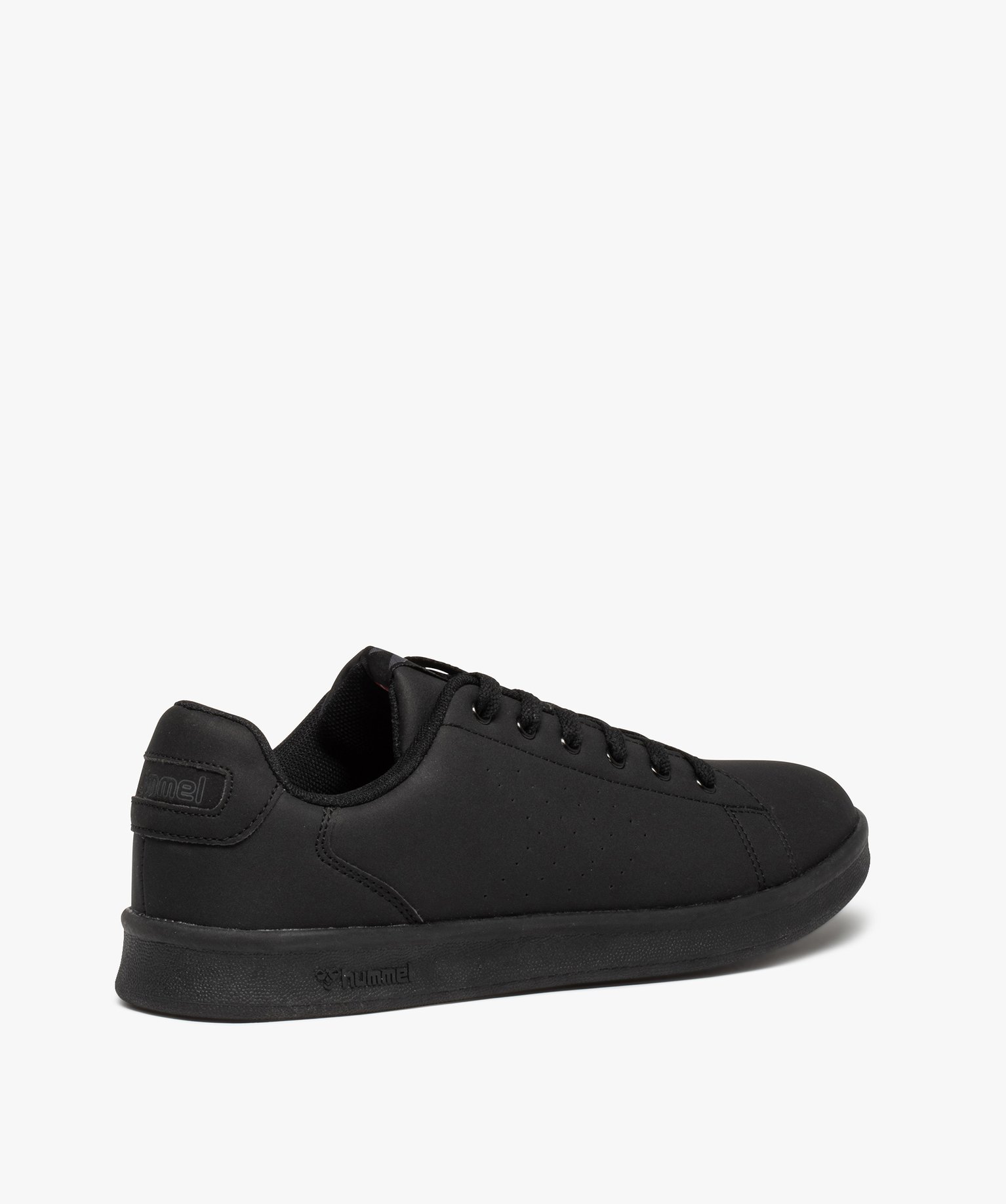 Baskets homme monochromes à lacets - Hummel noir | GEMO