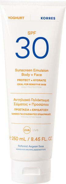 KORRES Yoghurt Für Körper Und Gesicht SPF-30 Sonnenlotion