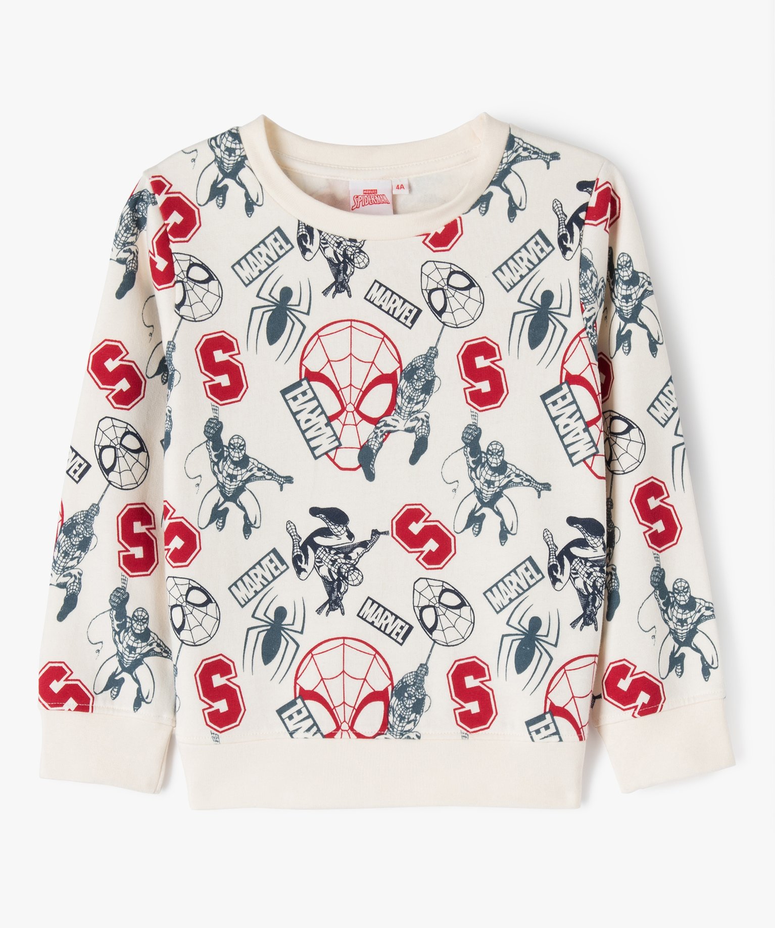 Sweat à motif Spiderman avec intérieur molletonné Garçon... imprime | GEMO
