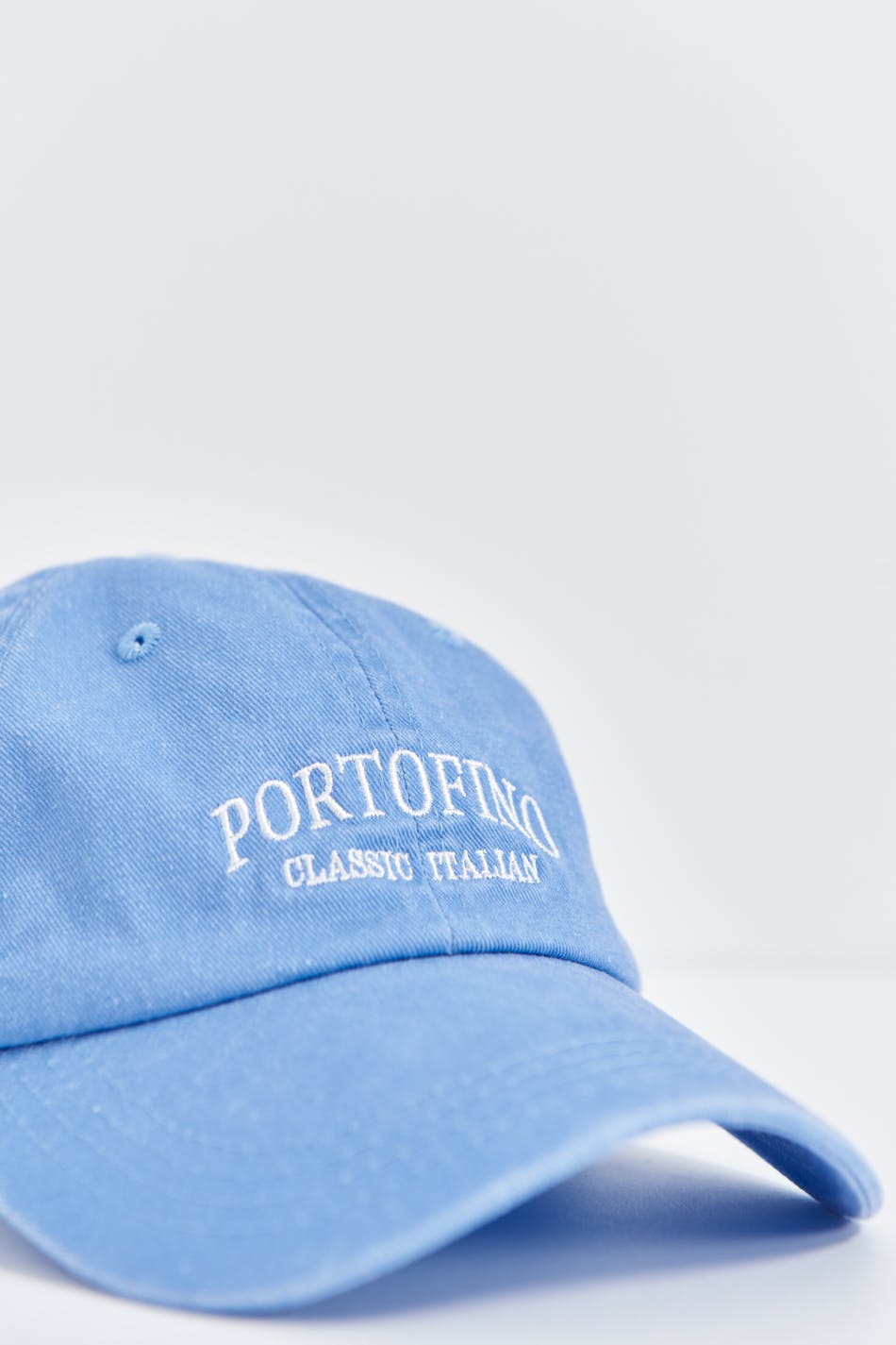 Washed cotton cap