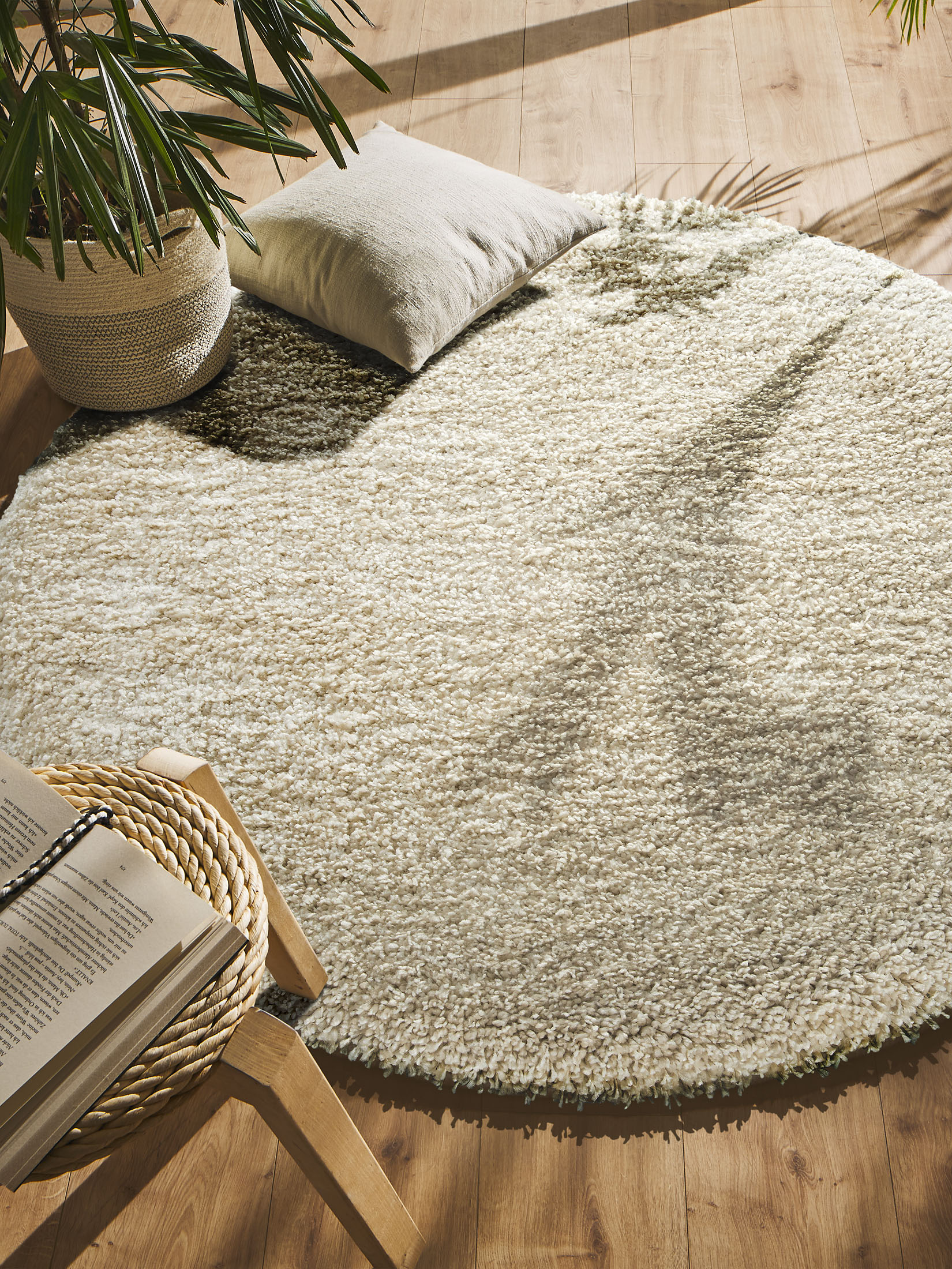 Creation Hochflor-Teppich, Creme