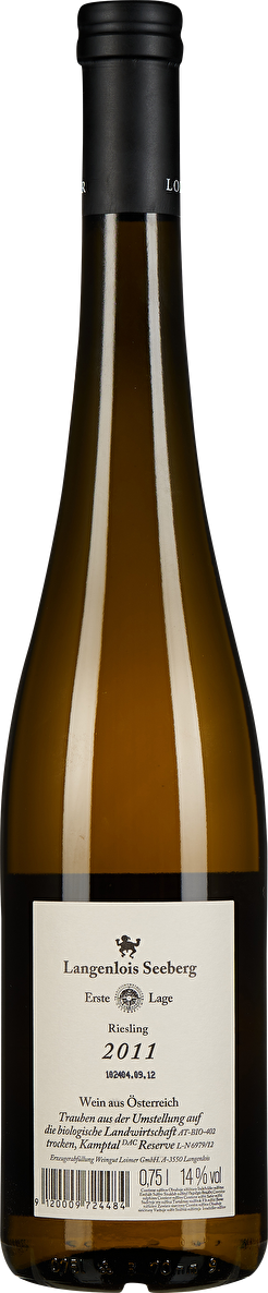 Loimer Riesling Ried Seeberg 1ÖTW Erste Lage 2011