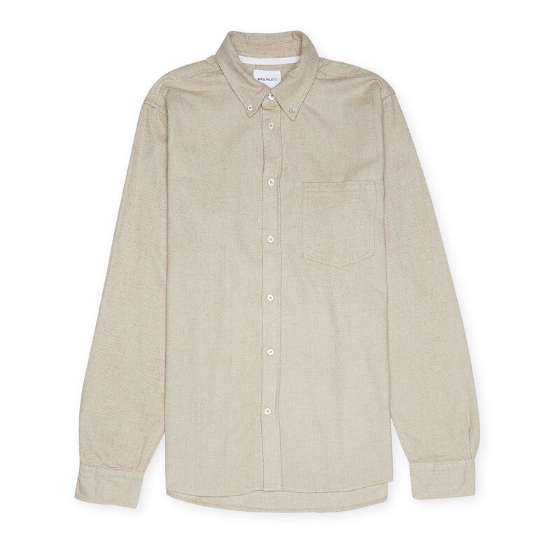 Norse Projects Anton Brushed Flannel utility khaki