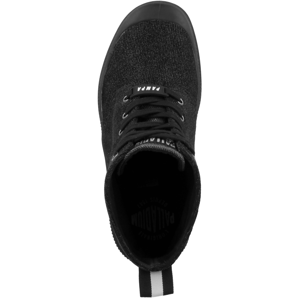 Palladium Pampa Avenue High Glit Schnürboots schwarz