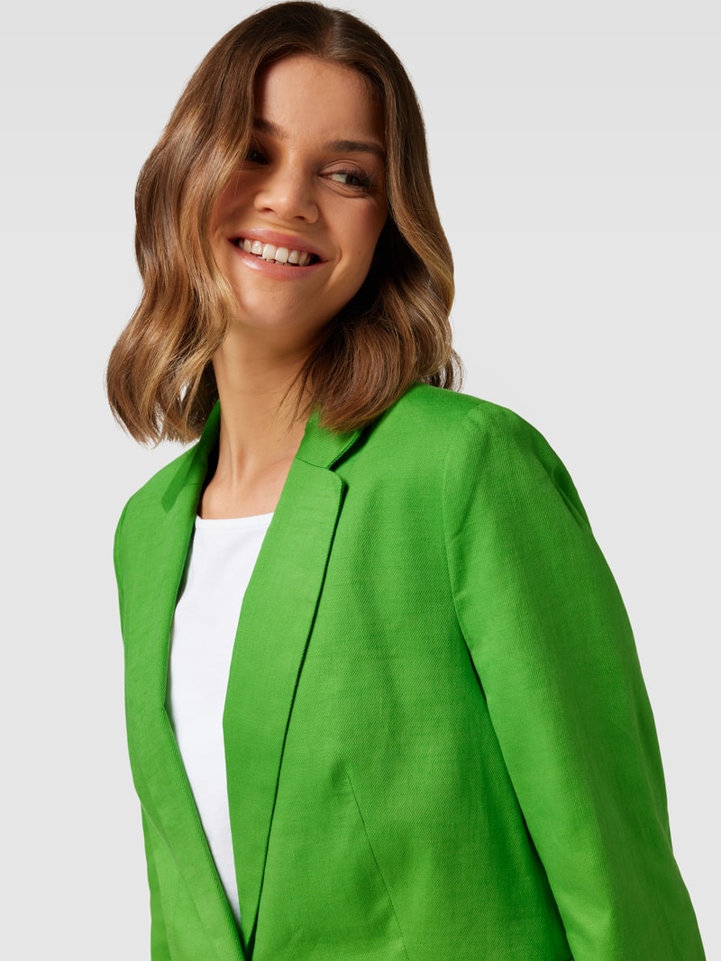 Blazer mit Reverskragen in grün