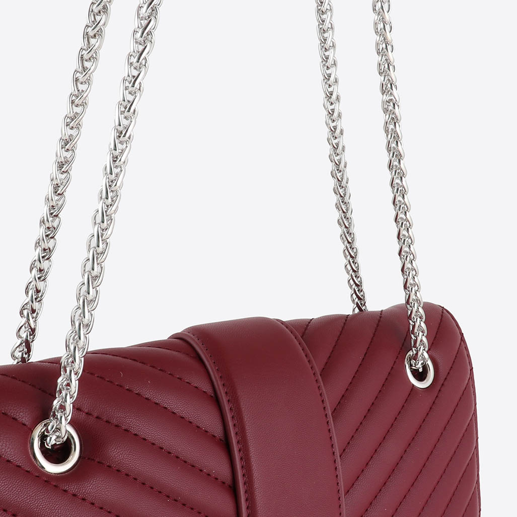 ANGIE  Sac à main bordeaux femme