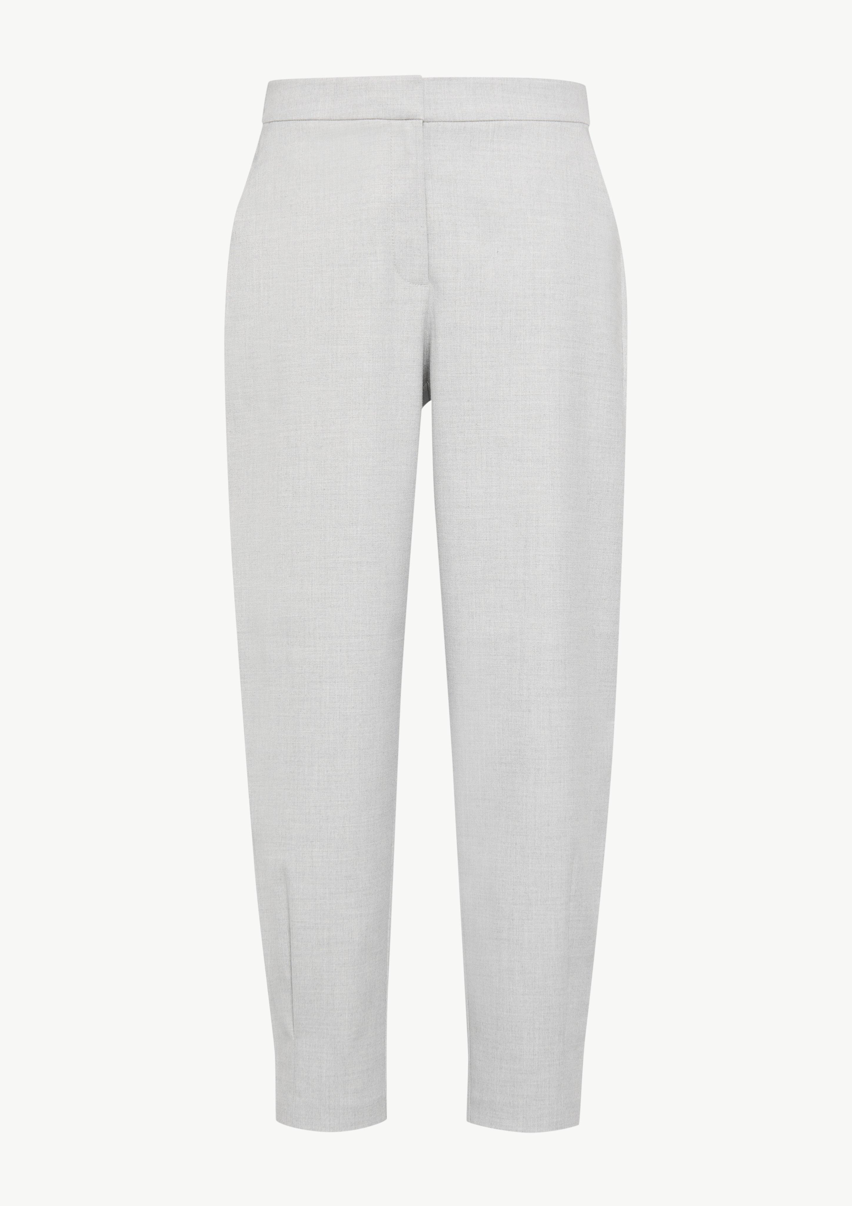 Hose aus Flanell - hellgrau