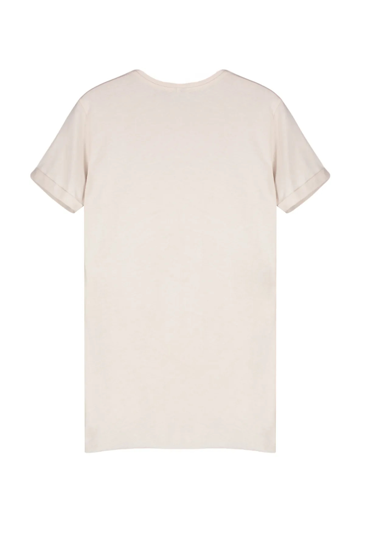 Trendyol Modest  Braun-beige 2er-Pack geschlitzte, kurzärmlige Basic-Strick-T-Shirts mit Rundhalsausschnitt TCTSS21UK0009