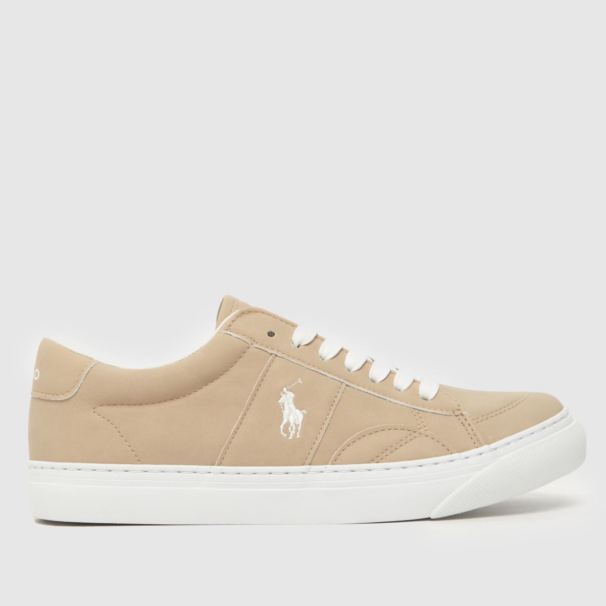 Polo Ralph Lauren naturliga Ryley-sneakers för pojkar och ungdomar