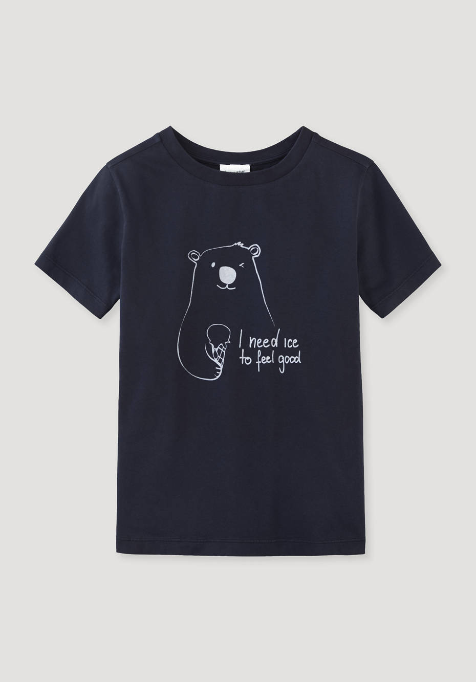 Print-Shirt aus reiner Bio-Baumwolle