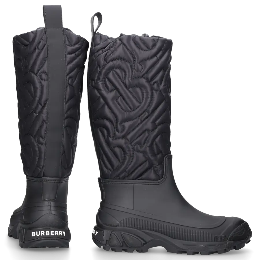 Burberry - Stiefel 8057267 Gummi Nylon - schwarz