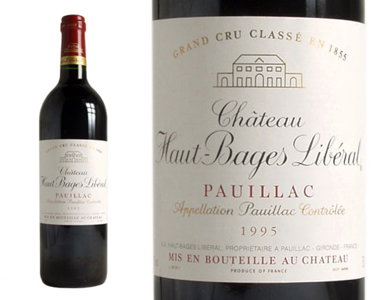 Château Haut-Bages Liberal 1995 Bordeaux Pauillac