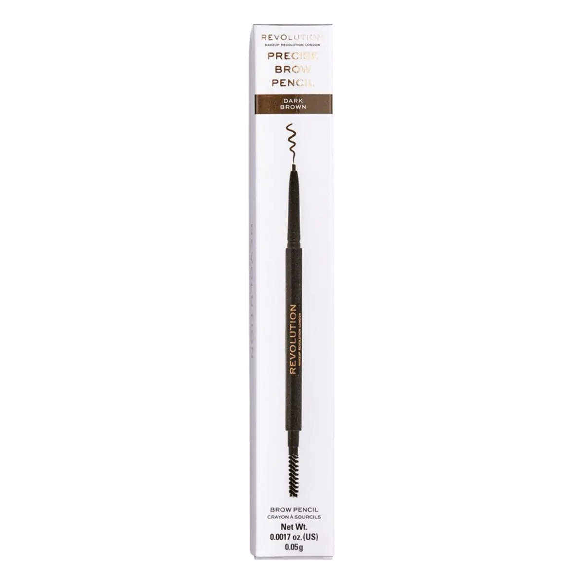MAKEUP REVOLUTION Precise olovka za obrve tamnosmeđa 0.1g