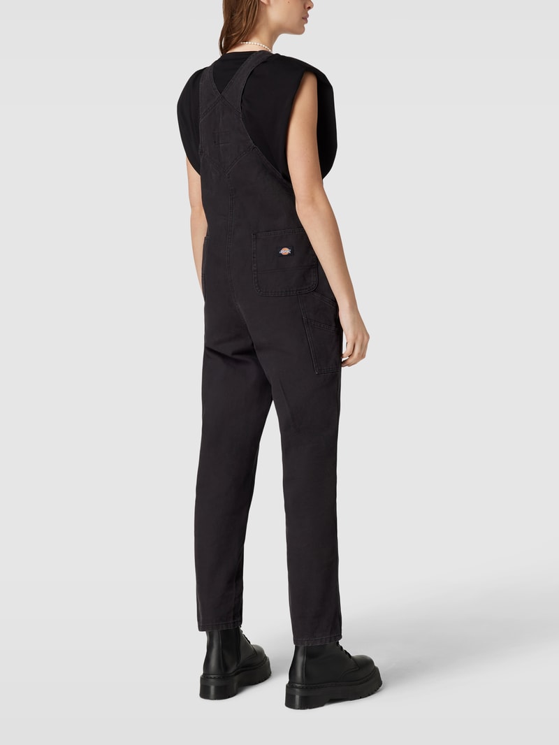 Jumpsuit in Jeans-Optik Modell 'DUCK' in schwarz