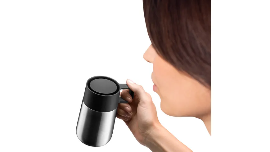 WMF Thermobecher Travel Mug Impulse 0,3l Edelstahl gebürstet