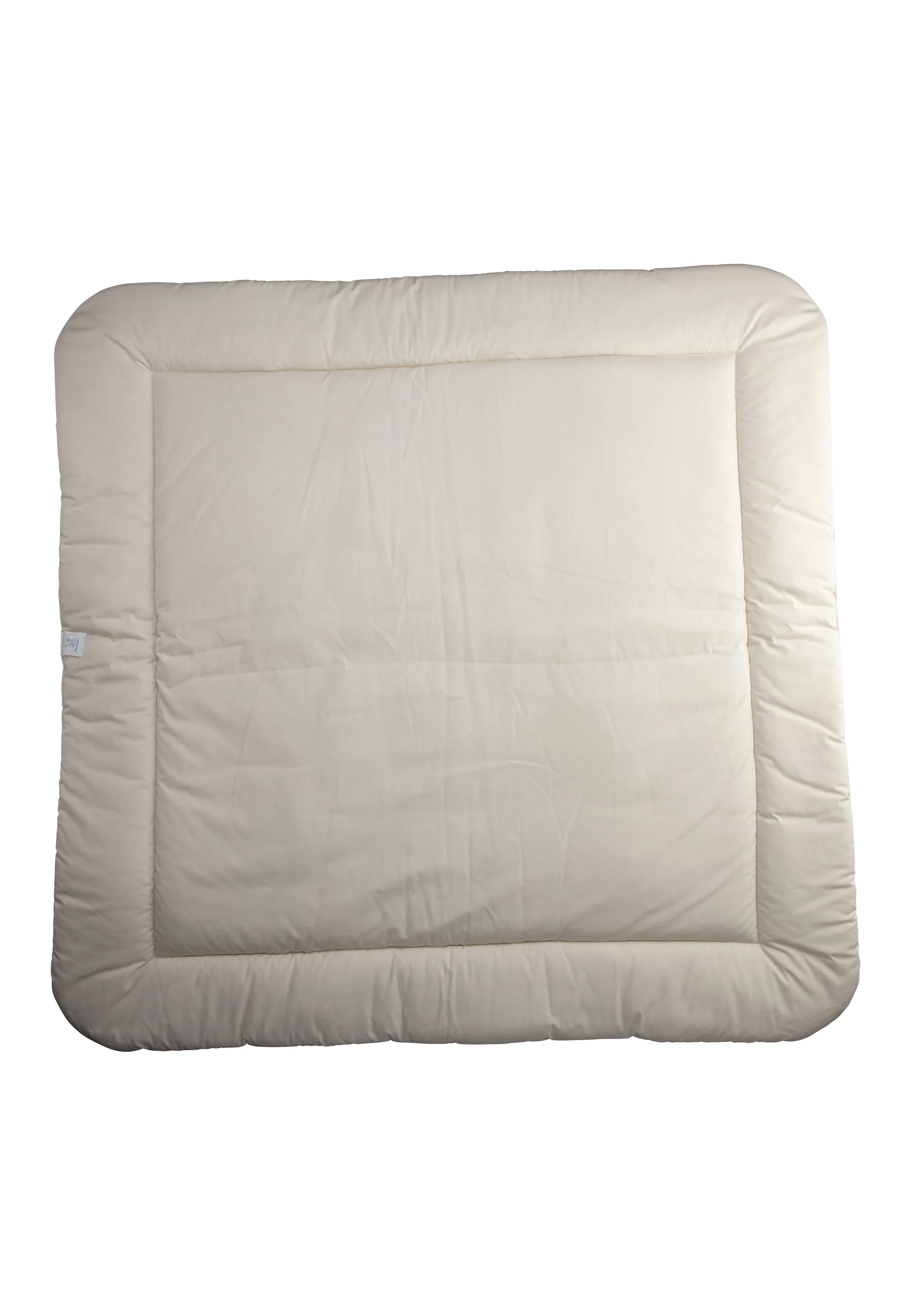 Krabbeldecke mit Motiv Ente Edda in beige