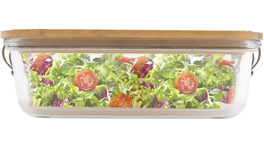 JUST VEGAN  Glas-Vorratsbehälter 0,64l