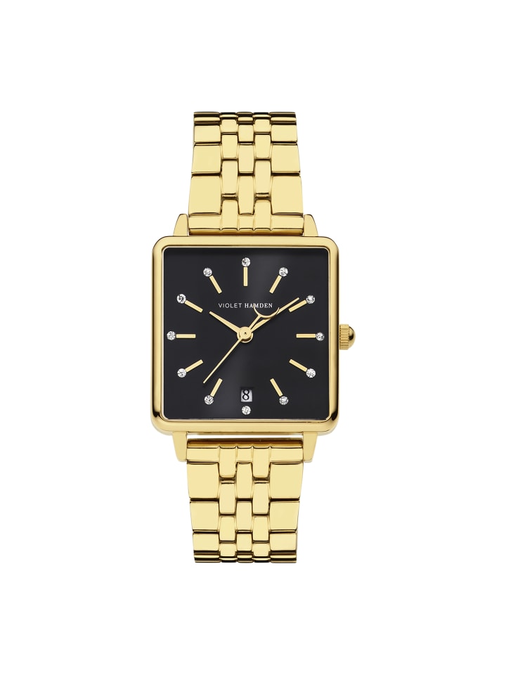 Violet Hamden Quartzuhr Dawn in Gold günstig kaufen M