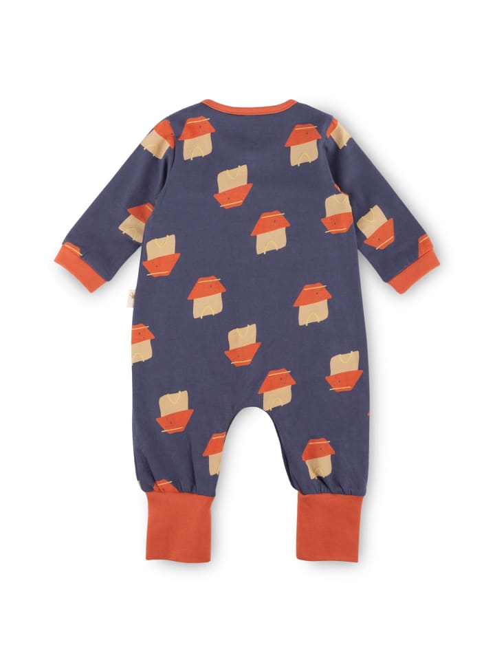 Sigikid Overall Baby Nachtwäsche in Dunkelblau/Rot günstig kaufen