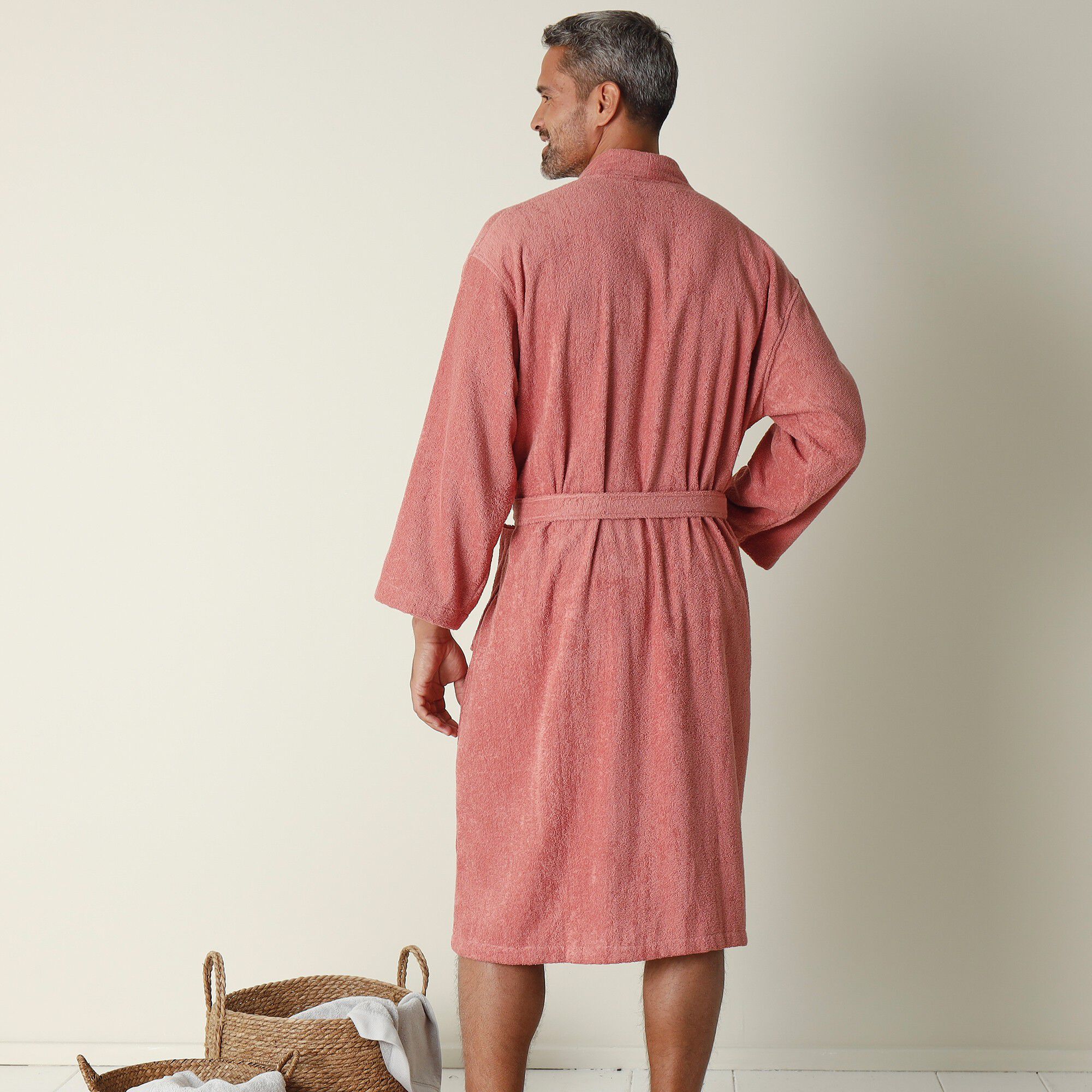 Peignoir mixte adute éponge bouclette 1er prix
