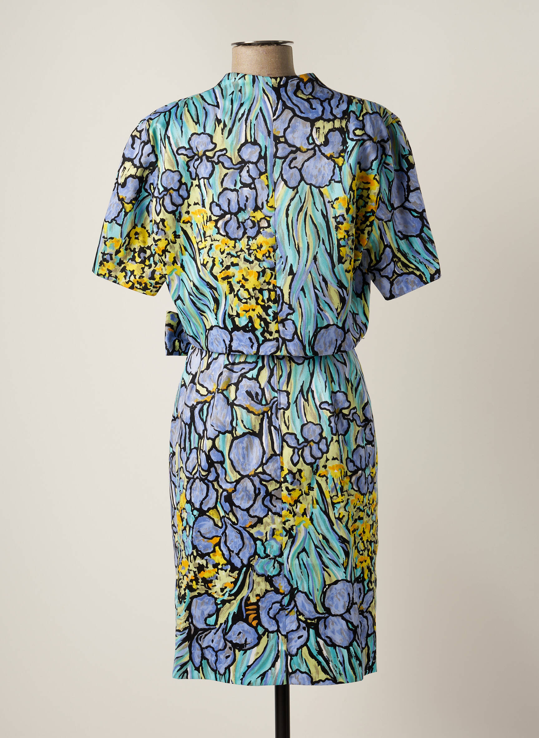 Platine Ensembles Robe Femme couleur bleu