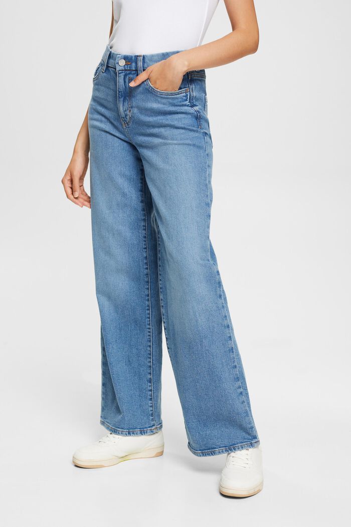Jeans mit weitem Bein