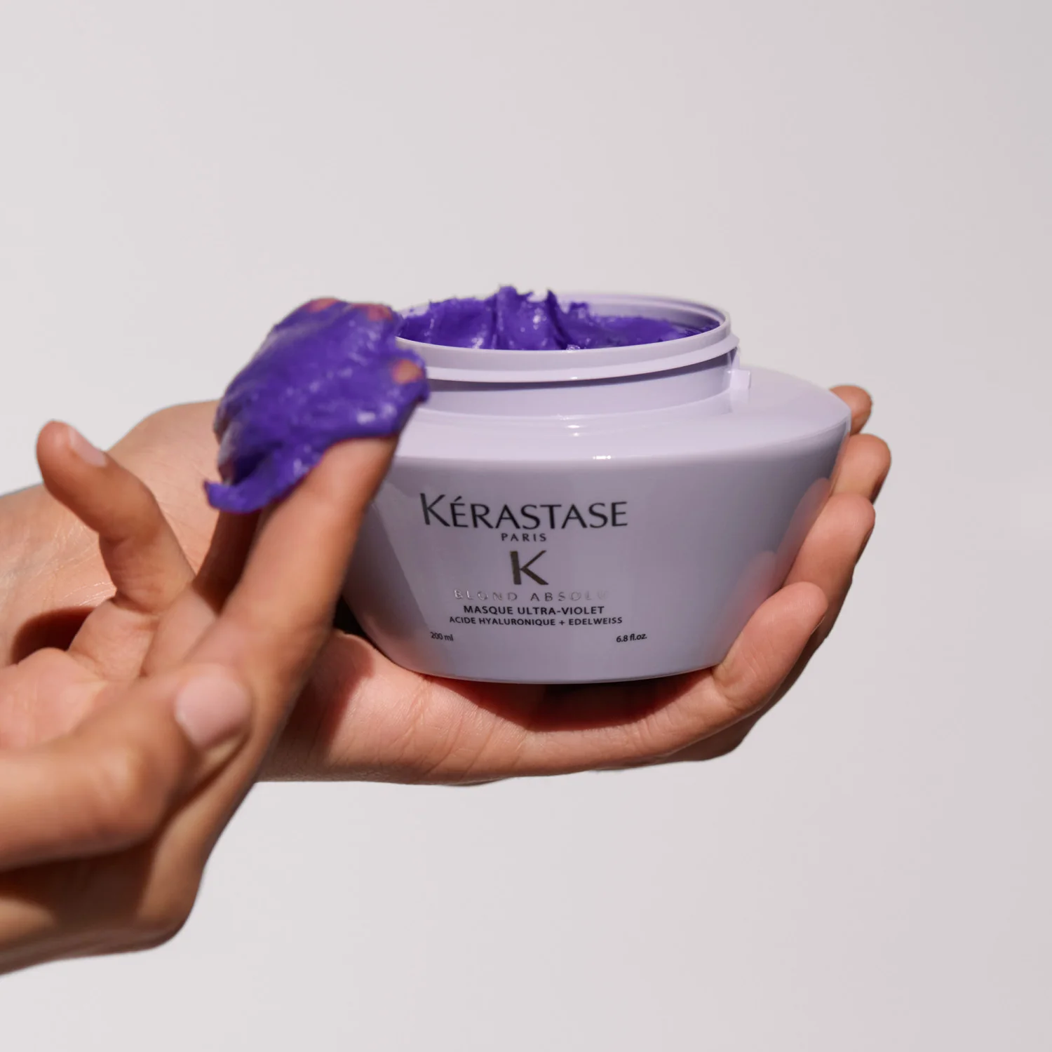 Blond Absolu Masque Ultra-Violet - Maska za posvjetljivanje kose, Maska za zaštitu boje kose, Obnavljajuća maska za kosu