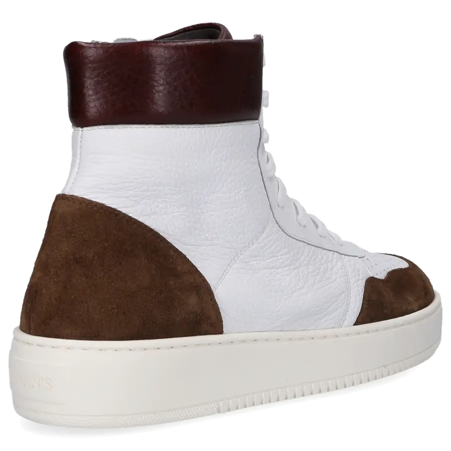 Truman's - Sneaker high 9435 Kalbsleder Nappaleder - weiß
