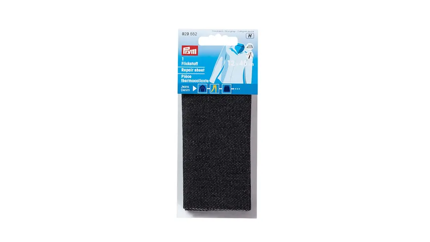 Prym Flickstoff Jeans 12 x 45 cm schwarz 0.03 m²