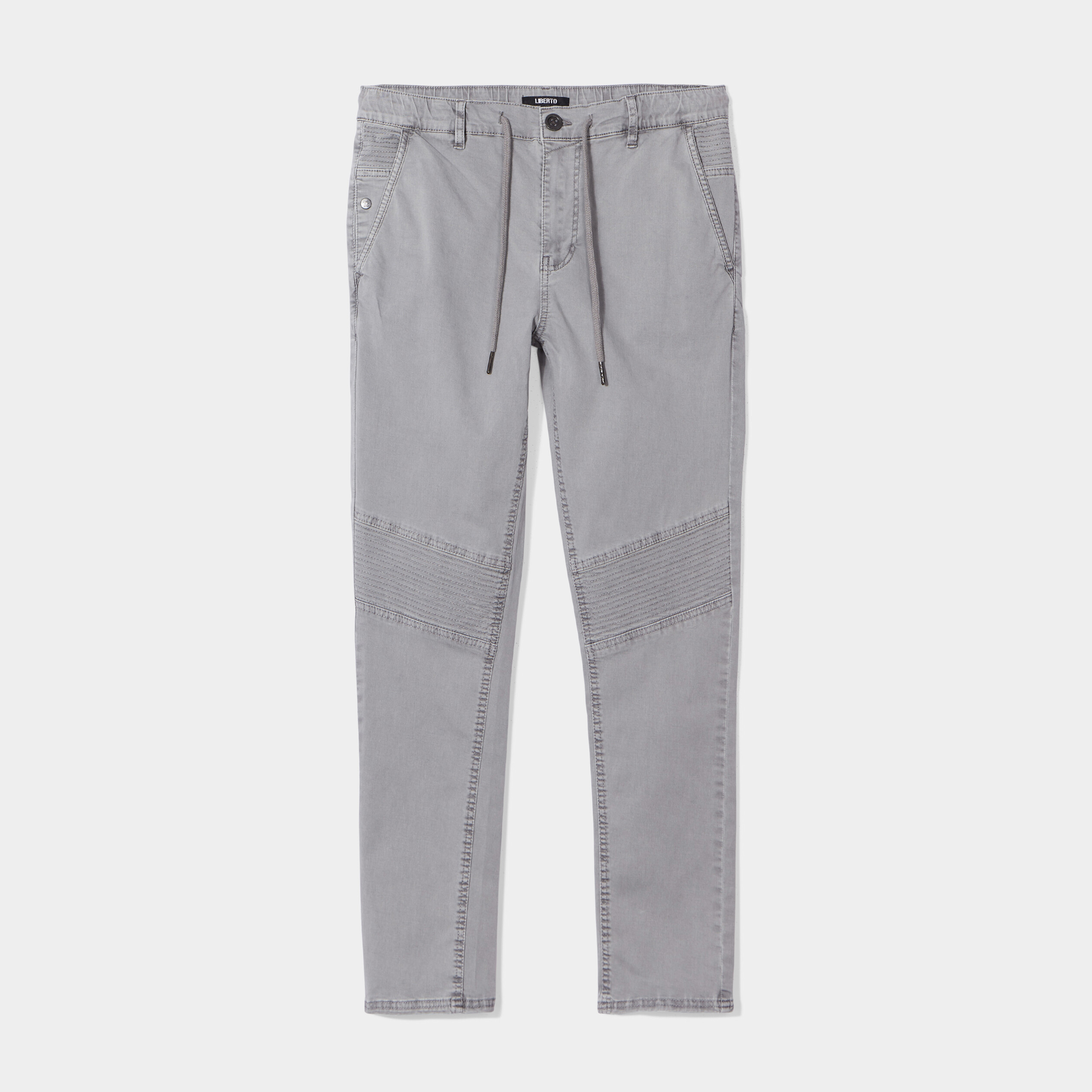 Pantalon slim avec cordon Liberto gris homme | La Halle
