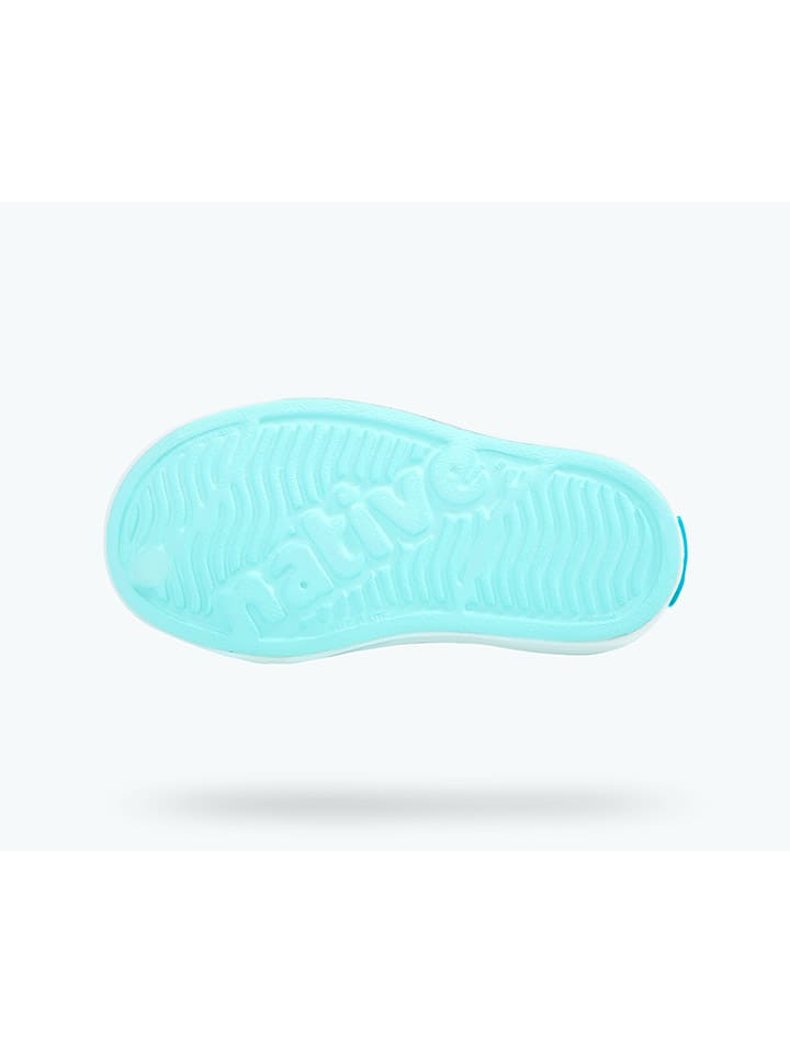 Native Slipper in Türkis/ Weiß günstig kaufen