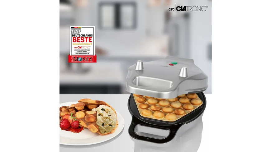CLATRONIC Bubble Waffelautomat WA3772