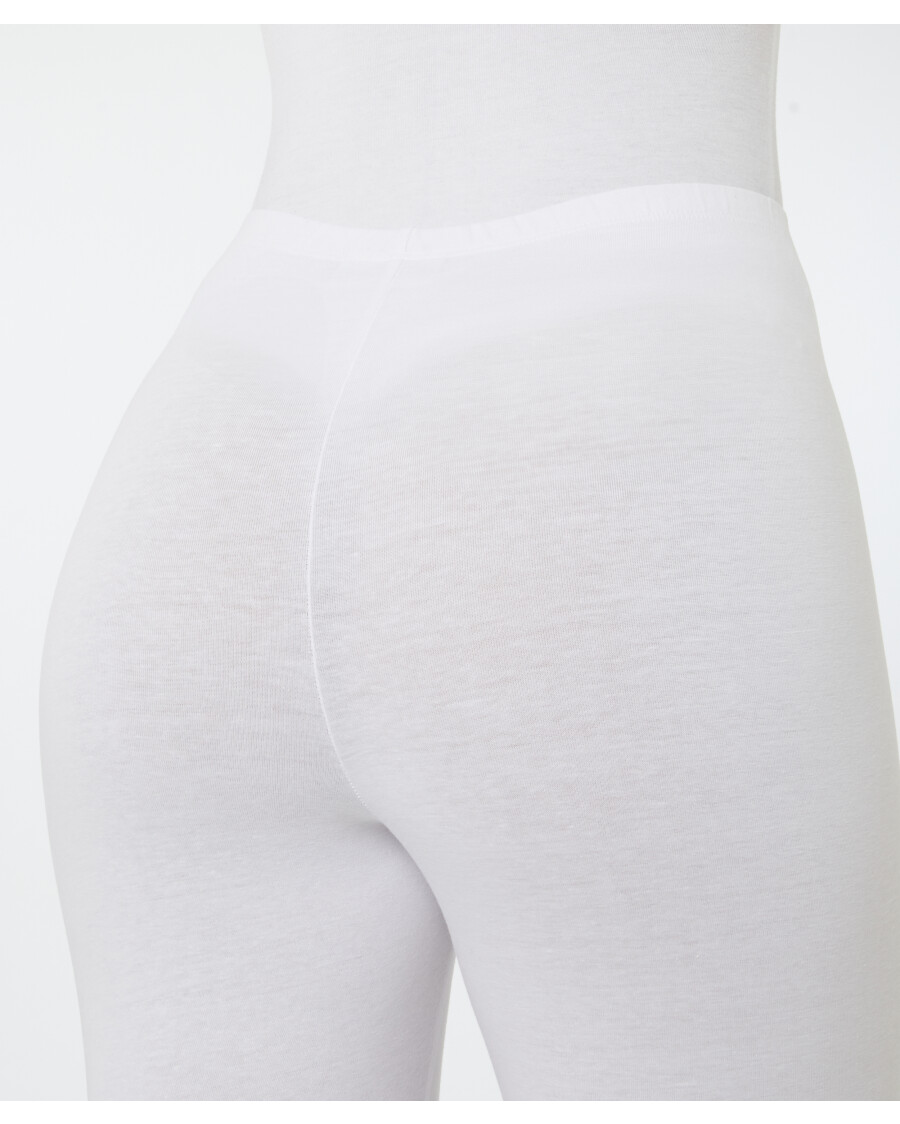 Weiße Leggings